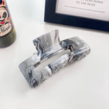 ACRYLIC INK HAIR CLAW LARGE HOLLOW SHARK CLIP_CWAHA0393