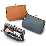 CLIP BAG ELEGANT SHOULDER BAGGENUINE LEATHER WALLET_CWAB3752