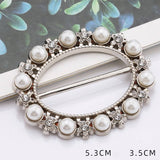 OVAL PEARL WITH DIAMONDS SCARF RING WITH LUSTER_CWMM2145