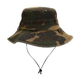 Washed Camo Cotton Bucket Hat For Outdoor Travel_Cwah3840