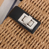 CUTE WOODEN BEAD PORTABLE WOVEN BAG_CWAB2096