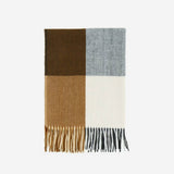 PLAID THICK SCARF UNISEX WINTER WARM SHAWL_CWASC1101