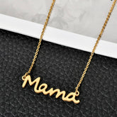 STAINLESS STEEL LETTER PENDANT CLAVICLE CHAIN_CWMM2722