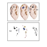CUTE CARTOON EAR TATTOOS WATERPROOF STICKER SET_CWMM8394