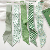 GREEN FRESH AND NARROW LONG FASHIONABLE HAIR BAND_CWAHA4142