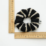 RETRO STRIPED LARGE INTESTINE HAIR TIE_CWAHA0793