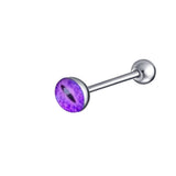 COLORFUL EYE TONGUE STUD STAINLESS STEEL PIERCING_CWMM9599