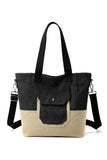 Big Pocket Canvas Cross Body Shopper Bag_Cuab0098