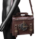 RETRO CLOCK DECORATIVE PUNK SHOULDER BAG_CWAB0629