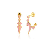 RETRO EXAGGERATED GEOMETRIC IRREGULAR EARRINGS_CWAJE1726