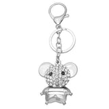 CREATIVE DIAMOND INLAID RAT KEYCHAIN PENDANT_CWAJE0958