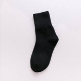 NEW SOLID COLOR HIGH CUFF WOMENS MID CALF SOCKS_CWMS1392