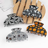 HALLOWEEN MAGIC HAT HAIR CLAW BAT PUMPKIN GHOST_CWAHA1448