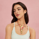 HANDMADE ROPE ZODIAC NECKLACE WITH ZIRCON_CWMM8841