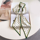 FASHIONABLE DOUBLE LAYER RIBBON ANGLED HEAD SCARF_CWASC1515
