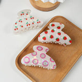 FRUIT PVC HAIR CLAW FALL WINTER HOT SELLING CLIP_CWAHA1274