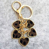 NEW LEOPARD HEART PENDANT KEYCHAIN_CWMM1320
