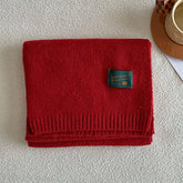 SOLID WOOL BLEND KNIT SCARF FOR WOMEN WARMTH_CWASC2284