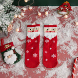 CHRISTMAS SOCKS ELK OLD MAN SOCKS_CWMS0625