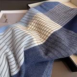 Colorblock Plaid Tassel Scarf Wrap For Winter_Cwasc03275
