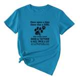 Womens Casual Tee Letter Graphic Print