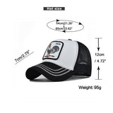 NEW ANIMAL EMBROIDERED BREATHABLE MESH TRUCKER HAT_CWAH1357
