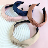 RETRO SATIN KNOTTED HEADBAND_CWAHA0833
