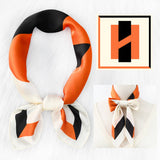 RETRO COLOR MATCHING MULTIFUNCTIONAL SQUARE SCARF_CWASC1156