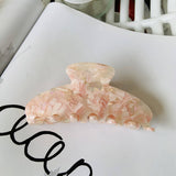 COLORFUL FLORAL ACETATE HAIR CLAW LARGE CHIC CLIP_CWAHA2155