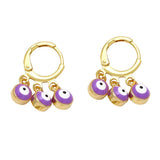 RETRO COLORFUL OIL DROP DEVILS EYE EARRINGS_CWAJE1021