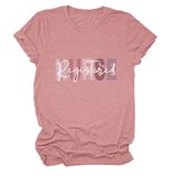 Trendy Plus Size T-Shirt For Women, Short Sleeve_Cwdsd8363