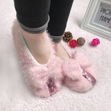 Women'S Thick Warm Indoor Non-Slip Sock Slippers_Cwms1200