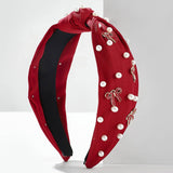 SOLID COLOR PEARL BOW KNOTTED WIDE BRIM HEADBAND_CWAHA2606