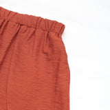 Trendy Tie-Front Shirt And Shorts Two-Piece Set