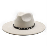 HEART SHAPED SUEDE ETHNIC STYLE WIDE BRIMMED HAT_CWAH2522