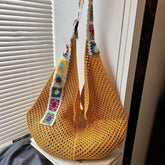 Cuab00326_2025 Boho Tote Bag Large Beach Vacation Bag