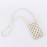 FASHIONABLE AND VERSATILE COTTON ROPE WOVEN BAG_CWAB4689