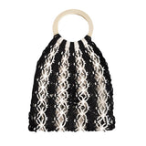 HANDMADE HOLLOW SEASIDE VACATION WOVEN BAG_CWAB1974