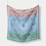 PRINT SCARF VERSATILE SQUARE FOR MOTHERS DAY GIFT_CWASC0663