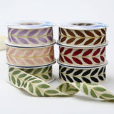 LEAF EMBROIDERY RIBBON EDGING RIBBON RIBBON_CWMM5764