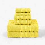 SIX PIECE SOFT ABSORBENT FACE AND BATH TOWEL SET_CWMM2283