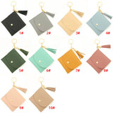 NEW SOLID COLOR CARD HOLDER KEYCHAIN_CWMM1291