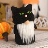 HALLOWEEN FACELESS PUMPKIN GNOME PARTY ORNAMENT_CWMM9864