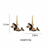 CARTOON HALLOWEEN FUNNY ANIMAL EARRINGS_CWAJE1841