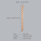 FLORAL LETTER RIBBON SCARF FOR HAIR AND BAG_CWASC0097