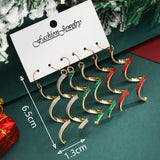 CHRISTMAS ALL MATCH PERSONALIZED EARRINGS SET_CWMM2612