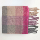 COLORFUL TARTAN SCARF COZY THICK WINTER WRAP_CWASC2693