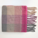COLORFUL TARTAN SCARF COZY THICK WINTER WRAP_CWASC2693