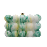 Wavy Pearl Eggshell Acrylic Crossbody Clutch Bag_Cwab5867