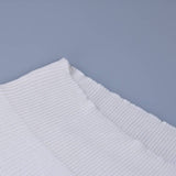 Solid Sleeveless Turtleneck Shoulder Pad Sweater